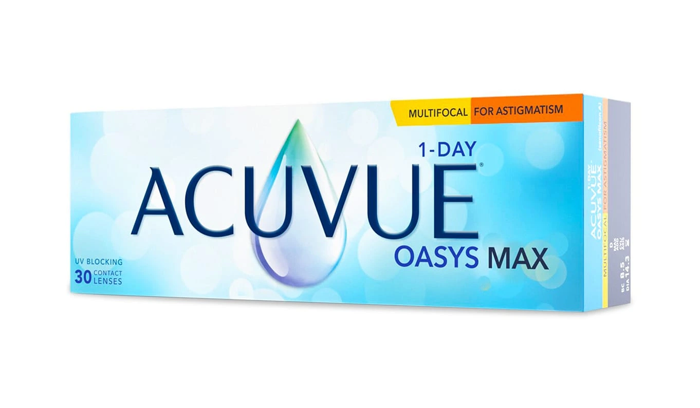 Acuvue Oasys MAX 1-Day multifokale toriske dagslinser 30 stk
