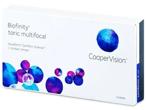 Biofinity multifokale toriske månedslinser 3 stk