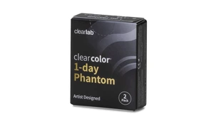 Clearcolor 1-Day fargelinser Phantom 2 stk