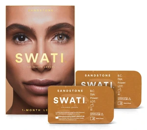 SWATI fargelinser 1 måned 2 stk